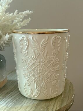 Vintage Formalities by Baum bros ceramic vase trash bin